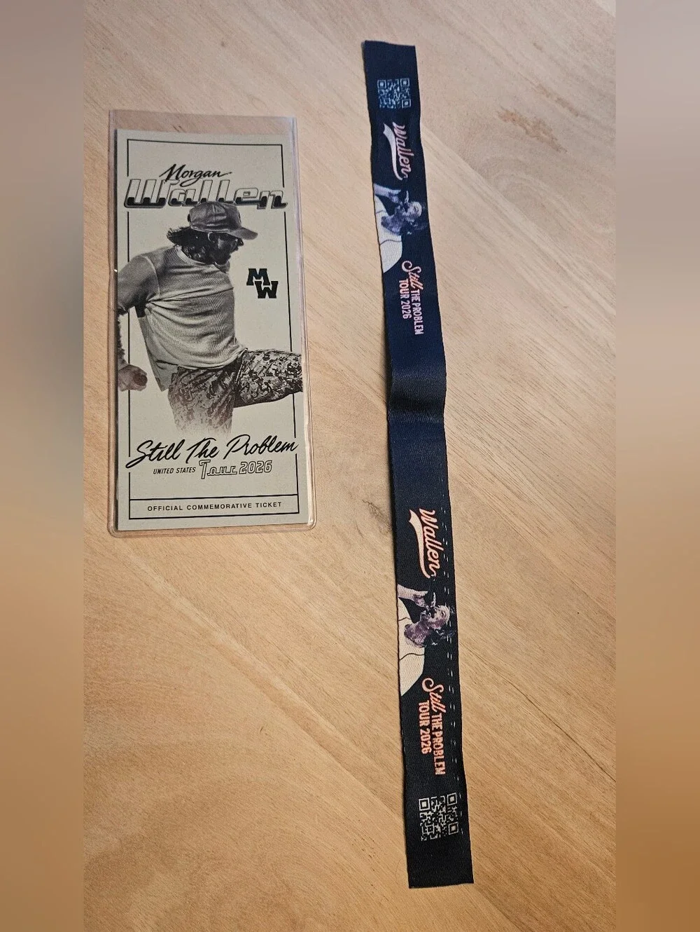 Navy Tour Wristband & Commemorative Ticket – Still The Problem Tour 2026